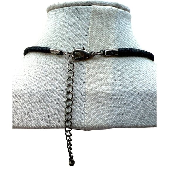 Bohemian Tribal Necklace & Bracelet Set With Black Beads.   B98 - Picture 12 of 12